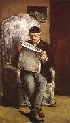 Paul Cezanne Konstnarens father painting